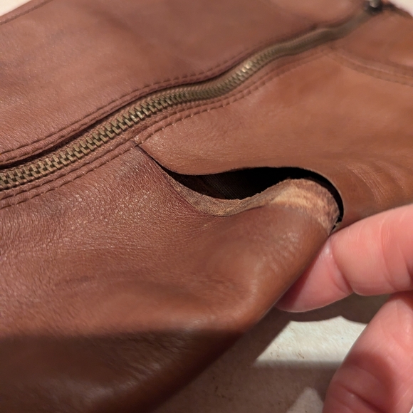 Nine West American Heritage Collection Sassy Fran Cognac Brown Riding Boots I728 - Picture 16 of 16